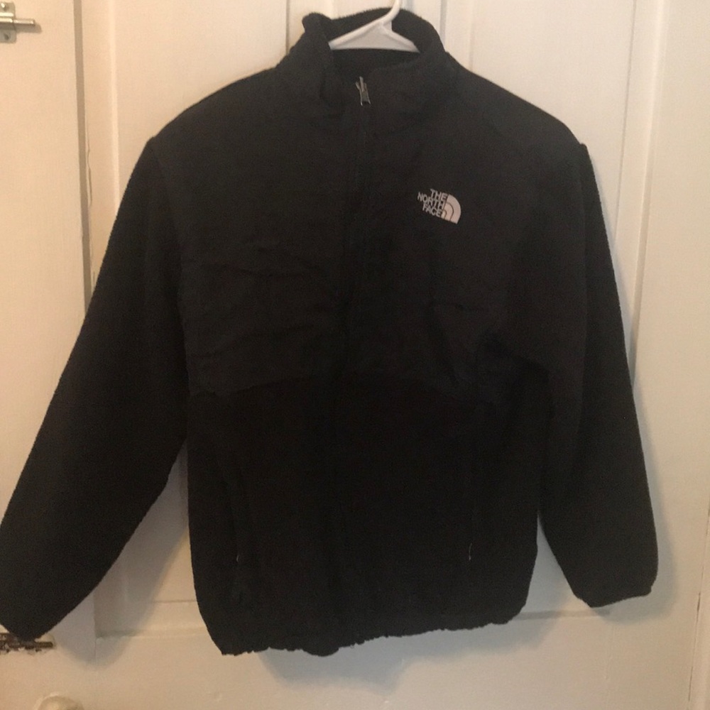 Black Northface Zip Up. Girls size large